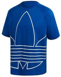 adidas - Originals Bg Trf Out Tee Logo Printing Sports Round Neck Short Sleeve - Lyst