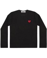 COMME DES GARÇONS PLAY - Long -Sleeved T -Shirt - Lyst