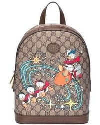Gucci - (Wmns) X Disney Small Donald Duck Backpack 'Gg Supreme' - Lyst