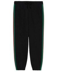Gucci - X The North Face Crossover Ss21 Webbing Printing Cotton Sports Pants - Lyst