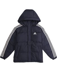 adidas - 3St Puff Down Outdoor Protection Against Cold Stay Warm Hooded Down Jacket - Lyst