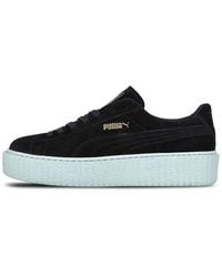 PUMA - (Wmns) Fenty X Suede Creeper 'Peacoat' - Lyst