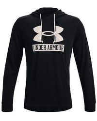 Under Armour - Rival Terry Logo Hoodie - Lyst