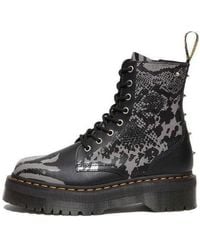 Dr. Martens - Dr.Martens Jadon Boot Animal Clash Leather Platforms - Lyst