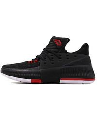 adidas - Dame 3 Black/red - Lyst