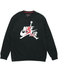 Nike - Jordan Air Flying Printing Knit Round Neck Pullover - Lyst