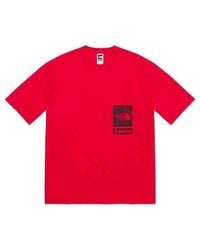 Supreme - X The North Face Printed Pocket T-Shirt - Lyst