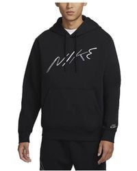Nike - Club Fleece Logo Hoodie - Lyst