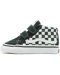 Vans - Toddler Checkerboard Sk8-Mid Reissue Velcro Sneakers/ Td - Lyst