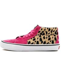 Vans - Supreme X Sk8-Mid Pro 'Cheetah Velvet' - Lyst