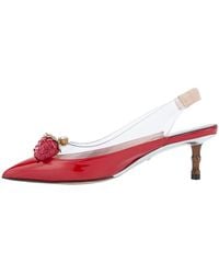 Gucci - (Wmns) Large Strawberry Logo Mid-Top Fashion High Heels Sandals - Lyst