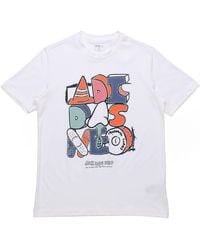 adidas - Neo M Ssfv5 Tee1 Funny Printing Logo Sports Cotton Round Neck Short Sleeve - Lyst