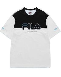 FILA FUSION - Logo Embroidered Contrasting Colors Sports Short Sleeve - Lyst
