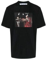 Off-White c/o Virgil Abloh - Caravaggio Short-Sleeve Over Tee - Lyst