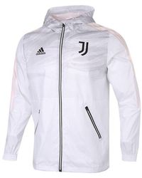 adidas - Juventus Soccer/Football Sports Hooded Jacket - Lyst