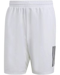 adidas - Club 3 Stripe Shorts - Lyst