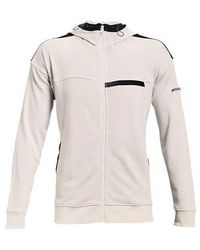 Under Armour - Rival Terry Amp Casual Sports Zipper Hooded Jacket - Lyst