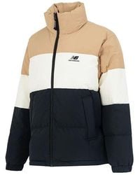 New Balance - Warm Down Jacket Tan' - Lyst
