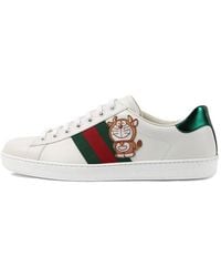Gucci - X Doraemon Ace Sneaker 'Ivory Devil Patch' - Lyst