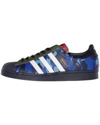 adidas - X A Bathing Ape Superstar 'Mixed Camo' - Lyst