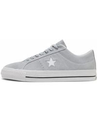 Converse - One Star Pro Suede Sneakers 'Wolf' - Lyst