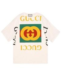 Gucci - (Wmns) Large Retro Logo Short Sleeve - Lyst