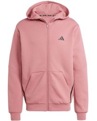 adidas - Designed For Training Full-Zip Track Jacket 'Preloved Crimson' - Lyst