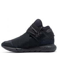adidas - Y3 Qasa High 'Triple' - Lyst