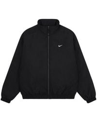 Nike - Solo Swoosh Satin Bomber Jacket (Asia Sizing) - Lyst