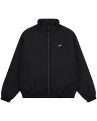 Nike - Solo Swoosh Satin Bomber Jacket (Asia Sizing) - Lyst