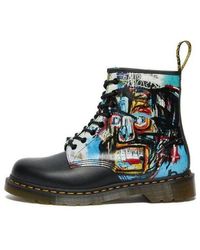 Dr. Martens - Basquiat X Crossover Cowhide Martin Boots Black - Lyst