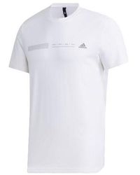 adidas - Minimalistic Logo Solid Color Short Sleeve - Lyst