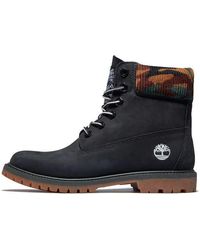 Timberland - (Wmns) Heritage 6 Inch Waterproof Boots Nubuck With Camo' - Lyst