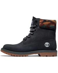 Timberland - (Wmns) Heritage 6 Inch Waterproof Boots ' Nubuck With Camo' - Lyst