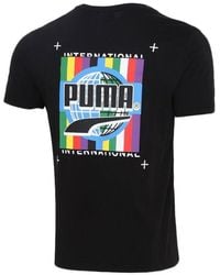PUMA - Graffiti Photo Print Short Sleeve T-Shirt - Lyst