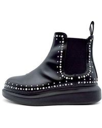 McQueen - (Wmns) Hybrid Chelsea Boots Studd' - Lyst