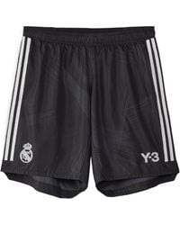 adidas - X Y-3 Crossover Real Madrid Stripe Logo Breathable Sports Training Shorts - Lyst