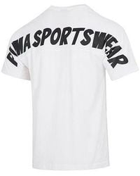 PUMA - Slogan Sportswear Tee - Lyst