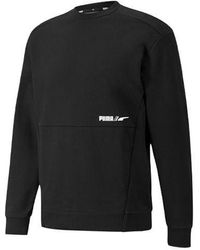PUMA - Winterized Crew Logo - Lyst