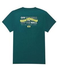 Vans - Alphabet Printing Casual Short Sleeve Couple Style - Lyst