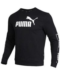 PUMA - Fleece Lined Stay Warm Casual Sports Round Neck Pullover - Lyst