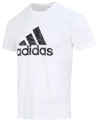 adidas - Camo Short Sleeve Tee - Lyst