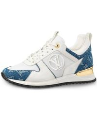 Louis Vuitton 1ABIVC Run Away Sneaker , Blue, 39