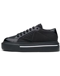 Prada - (Wmns) Macro Re-Nylon And Brushed Leather Sneakers - Lyst