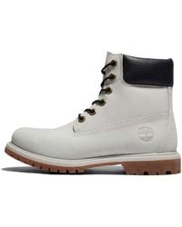 Timberland - (Wmns) Premium 6 Inch Waterproof Boots 'Light Nubuck' - Lyst