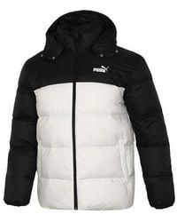 PUMA - Detachable Hoodie Down Jacket - Lyst