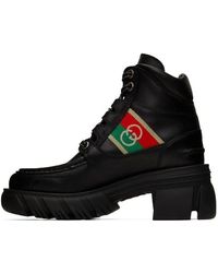 Gucci - (Wmns) Interlocking Lace-Up Boots - Lyst
