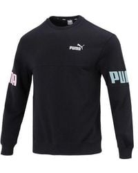 PUMA - Casual Round Neck Pullover Printing Long Sleeves - Lyst