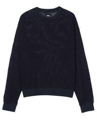 Stussy - Pig. Dyed Cotton Mesh Crew - Lyst