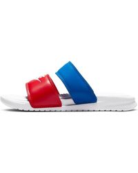 Nike - Benassi Duo Ultra Slide 'university Red Game Royal' - Lyst